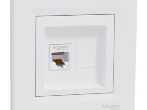 Розетка PC Schneider Asfora бял RJ45 CAT.5e UTP